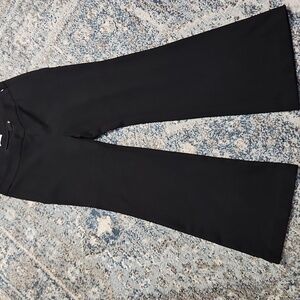 Ecru Cropped Flare Pants